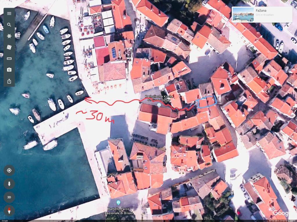 Istrian Stone House In The Heart Of The Beautiful Fishing Village Fazana - Only Few Steps From The Sea And The Wonderful Beach - Incl Plasma-Quad-Plus-Filter Against C O V I D Exteriér fotografie